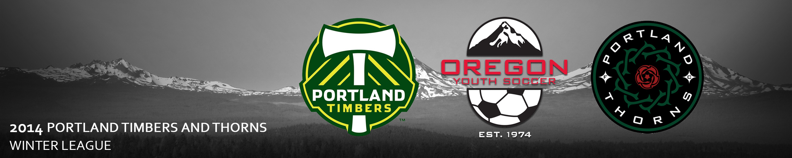 2014 Portland Timbers and Thorns Winter League banner